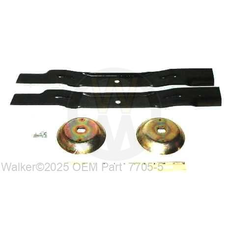 Walker Part # 7705-5 : 48SD BLADE SET W/HUBS