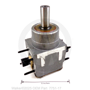 Walker Part # 7751-17 : Tee Gearbox/Keyed (1.2:1)