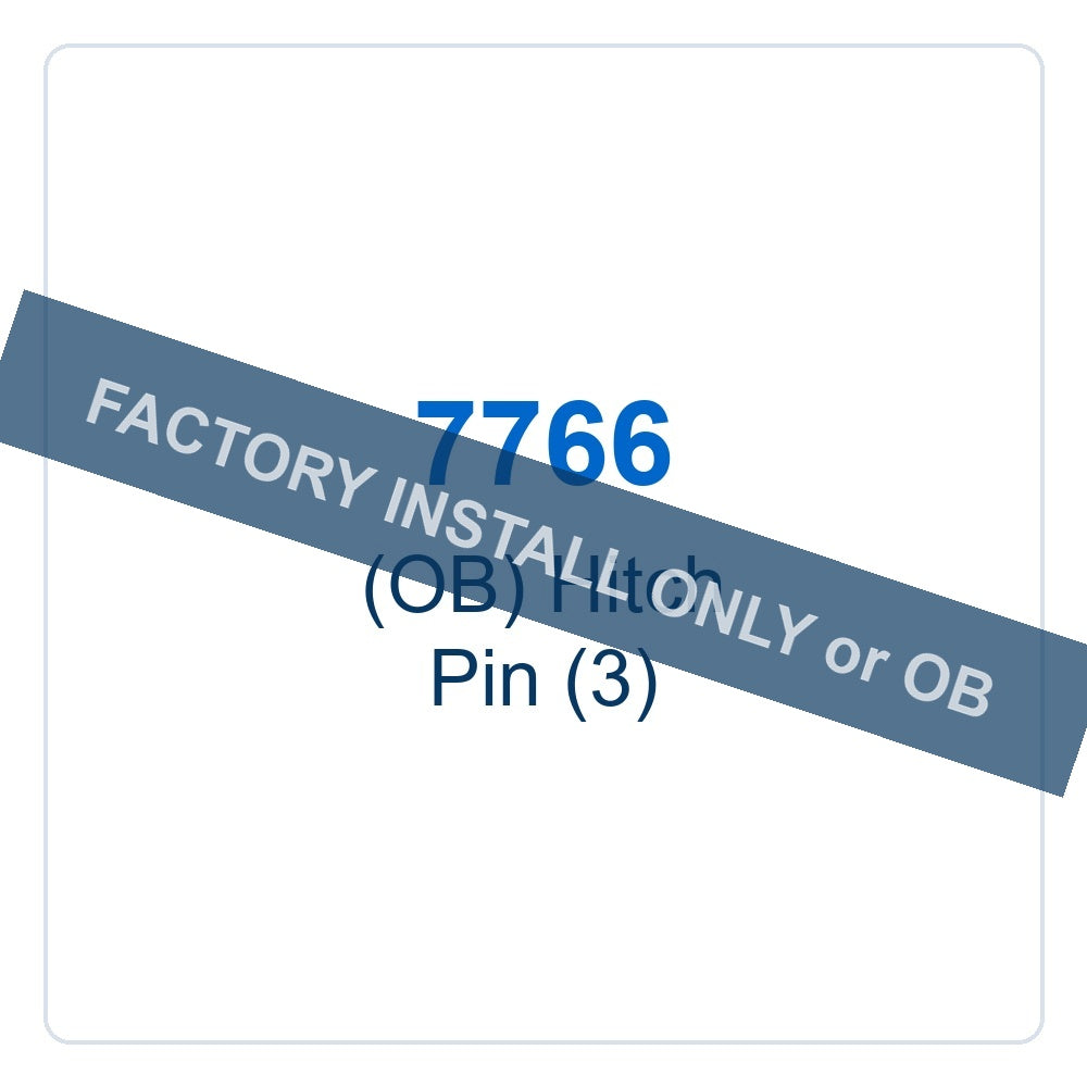 Walker Part # 7766 : (OB) Hitch Pin (3)