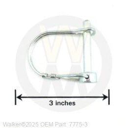 Walker Part # 7775-3 : Lock Pin (1/4 x 1-3/8)