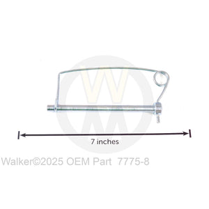 Walker Part # 7775-8 : WIRE LOCK PIN (4')