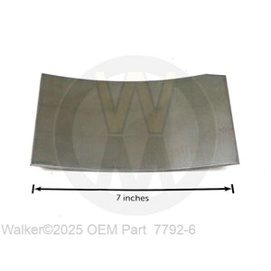 Walker Part # 7792-6 : DECK SKIRT FRONT/RH