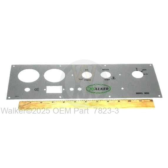 Walker Part # 7823-3 : (NR) DECAL, INSTRUMENT PANEL/DG