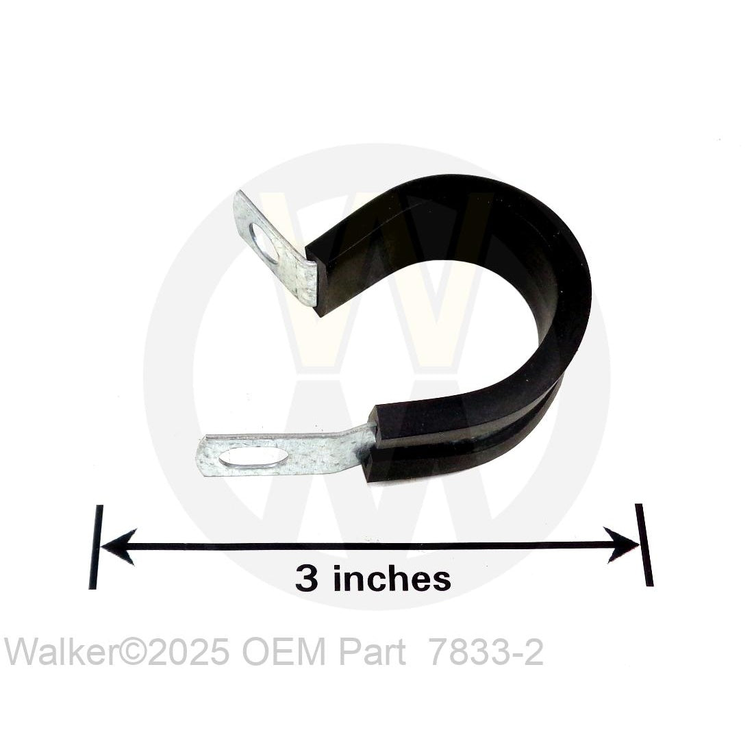 Walker Part # 7833-2 : CABLE CLAMP (1X1/4)