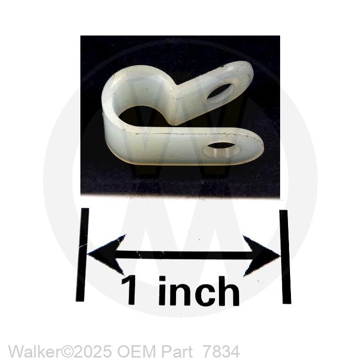 Walker Part # 7834 : NYLON CLAMP (1/4)