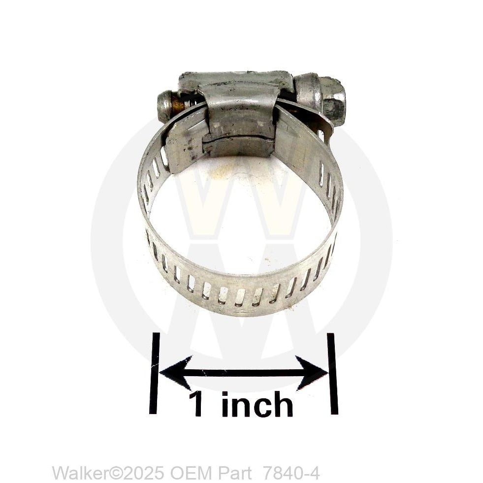 Walker Part # 7840-4 : HOSE CLAMP (3/4 to 1-1/2)