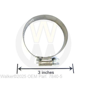 Walker Part # 7840-5 : Hose Clamp (1-1/2 to 2)