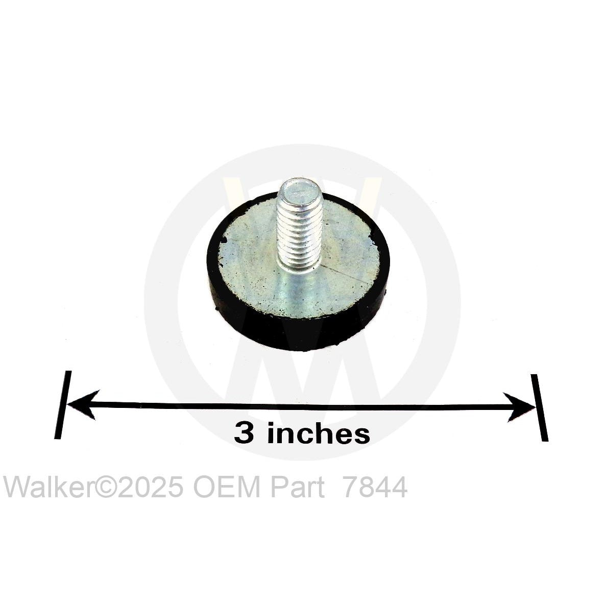 Walker Part # 7844 : RUBBER BUMPER (1.25x.250)