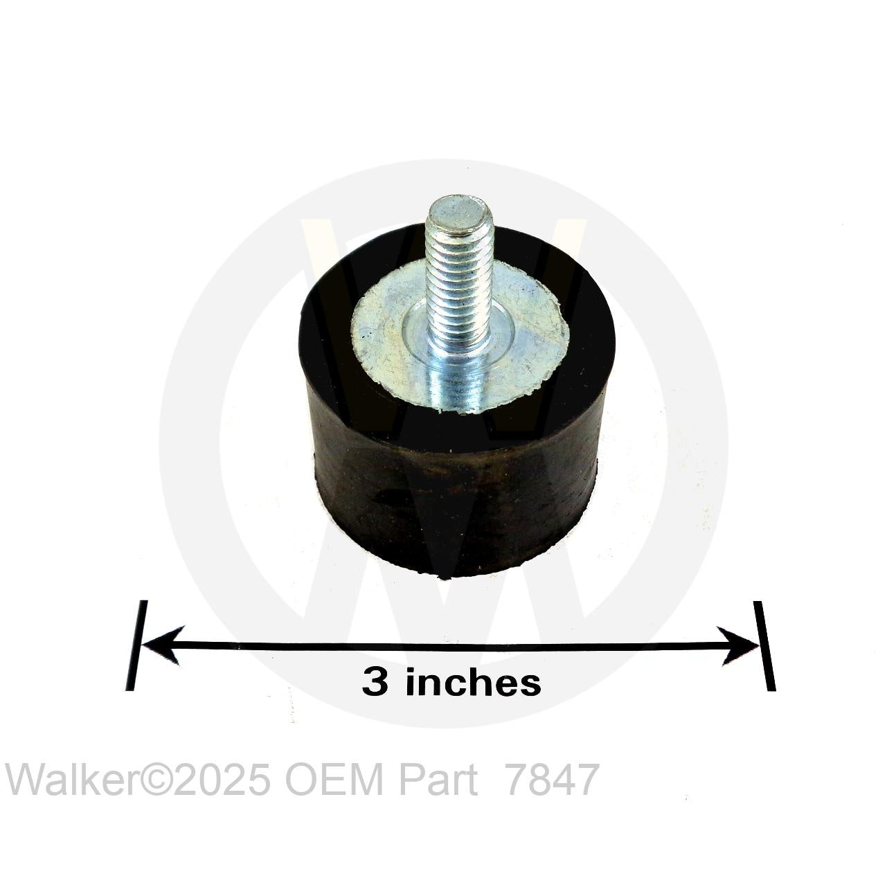 Walker Part # 7847 : RUBBER BUMPER (1.5ODX1.0)