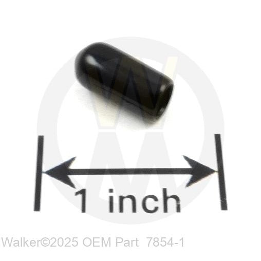Walker Part # 7854-1 : Plastic Tip/Black (.218 ID)