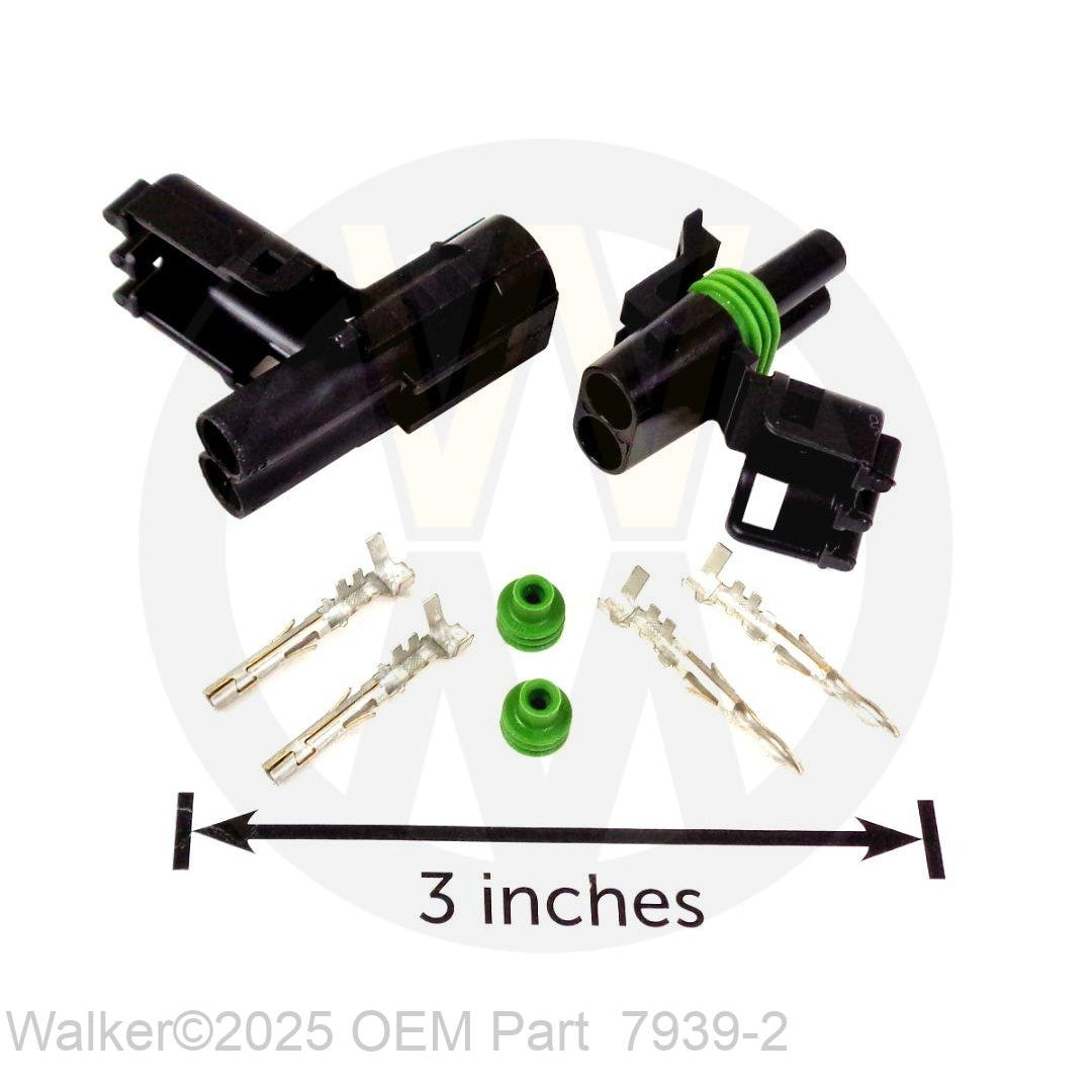 Walker Part # 7939-2 : WEATHER PACK HOUSING/MALE