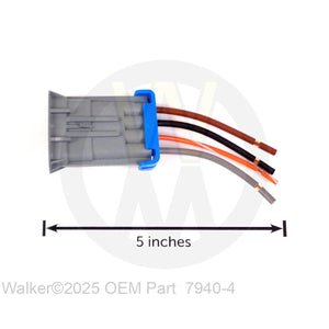 Walker Part # 7940-4 : PACKARD PLUG (FEMALE)