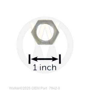 Walker Part # 7942-0 : NUT, SAFETY SWITCH