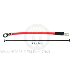 Walker Part # 7943 : BATTERY CABLE (+)