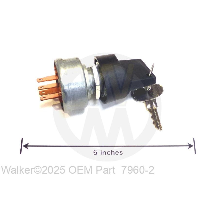 Walker Part # 7960-2 : IGNITION SWITCH W/KEYS
