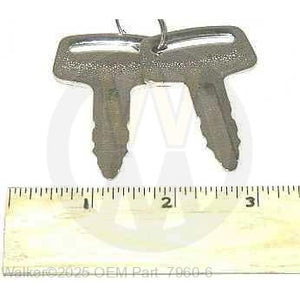 Walker Part # 7960-6 : IGNITION KEY (1 SET)