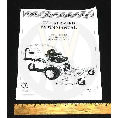 Walker Part # 8000-10 : PARTS MANUAL, T/04