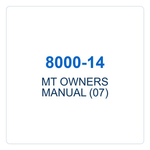 Walker Part # 8000-14 : MT OWNERS MANUAL (07)