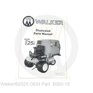 Walker Part # 8000-18 : Parts Manual, MT25i