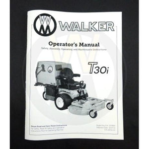 Walker Part # 8000-22 : Operators Manual/MT30i