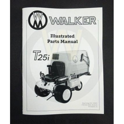 Walker Part # 8000-23 : Parts Manual, MT25i