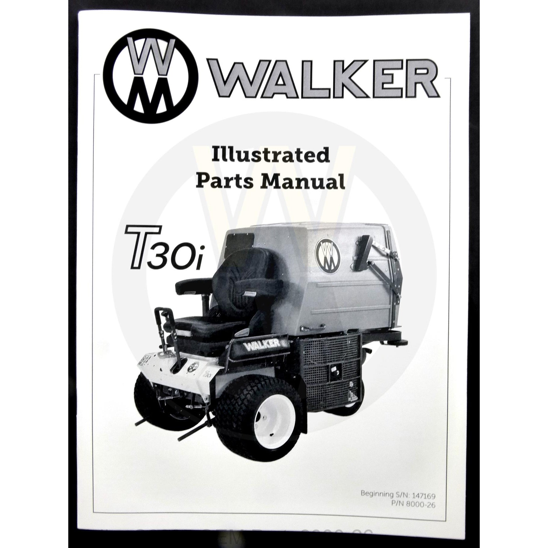 Walker Part # 8000-26 : Parts Manual, MT30i
