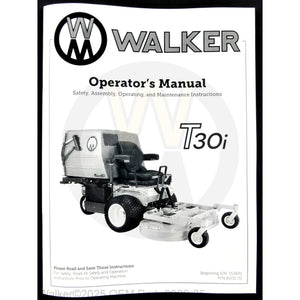 Walker Part # 8000-35 : Operators Manual/MT30i