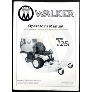 Walker Part # 8000-36 : Operator's Manual, MT25i
