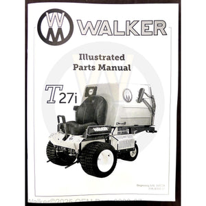Walker Part # 8000-37 : Parts Manual, MT27i
