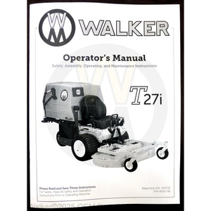 Walker Part # 8000-38 : Operator's Manual, MT27i