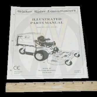 Walker Part # 8000-3 : PARTS MANUAL T/3-RING
