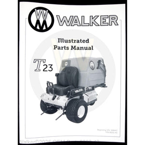 Walker Part # 8000-43 : Parts Manual, MT23