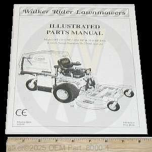 Walker Part # 8000-4 : PARTS MANUAL T/BOUND