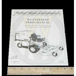 Walker Part # 8000-5 : PARTS MANUAL T/3-RING