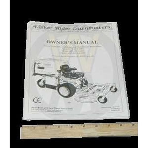 Walker Part # 8000-6 : OWNERS MANUAL/T
