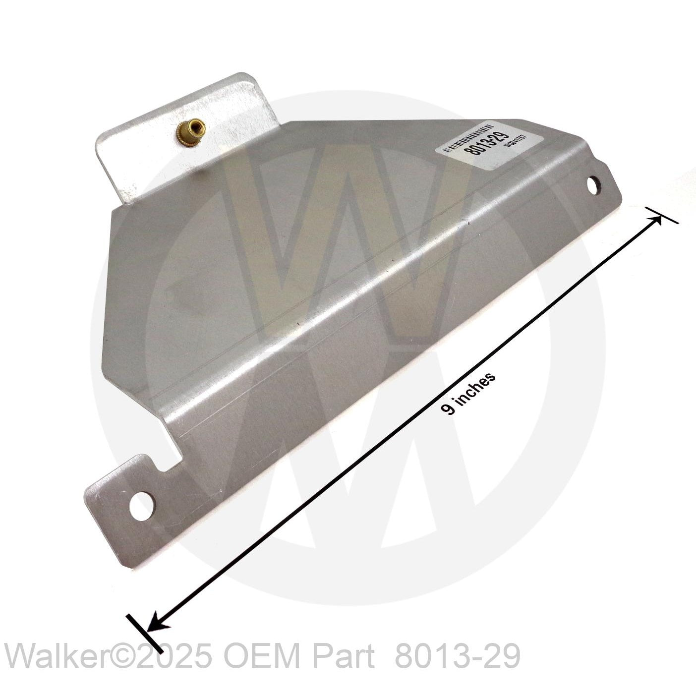 Walker Part # 8013-29 : MUFFLR HEAT SHIELD ENDCAP