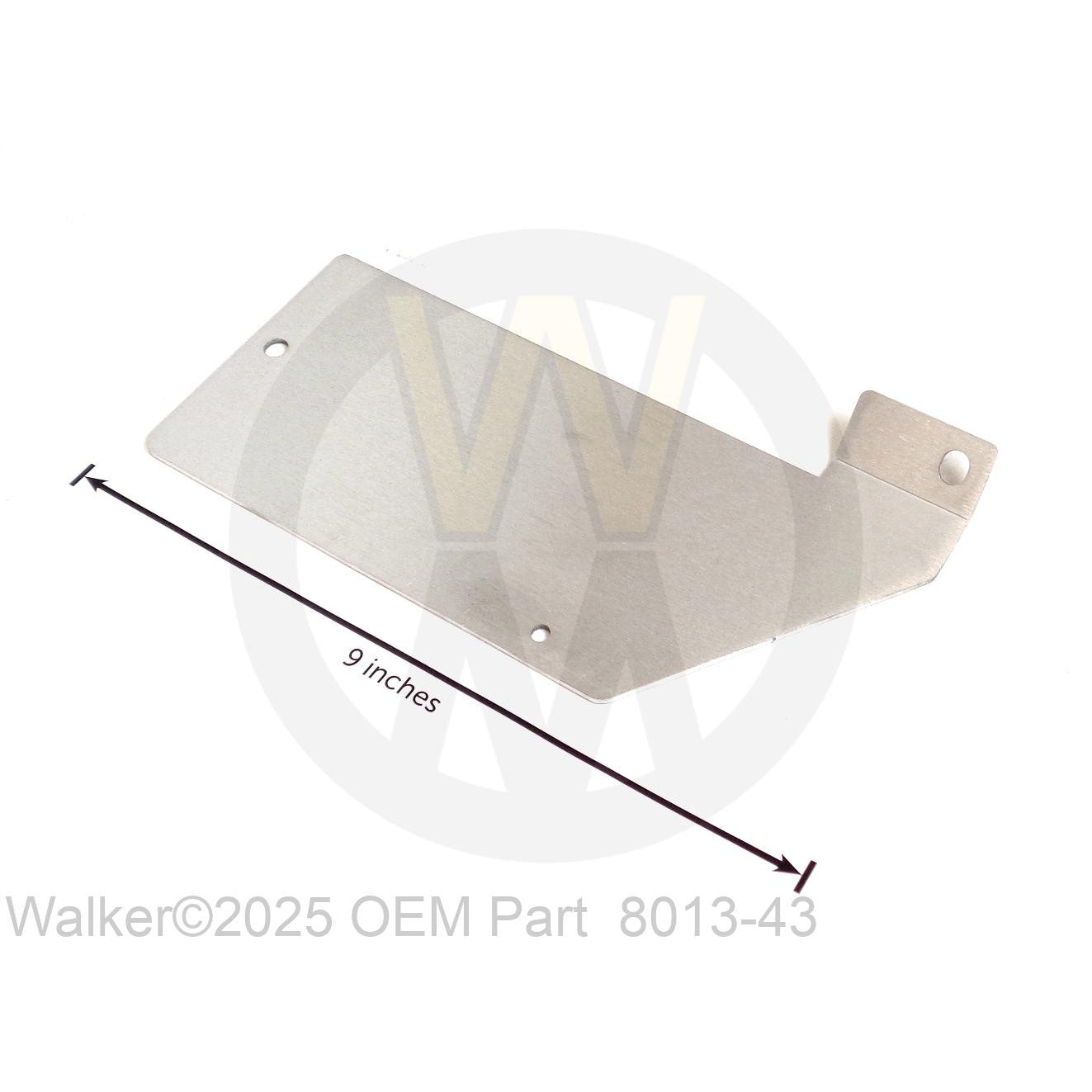 Walker Part # 8013-43 : (SU8013-46) Muffler Heat Shield Endcap