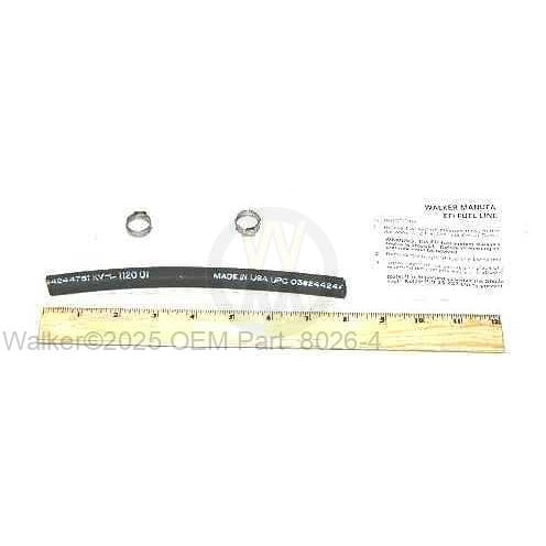 Walker Part # 8026-4 : HP FUEL LINE/PUMP TO RGLTR (5/16x8)