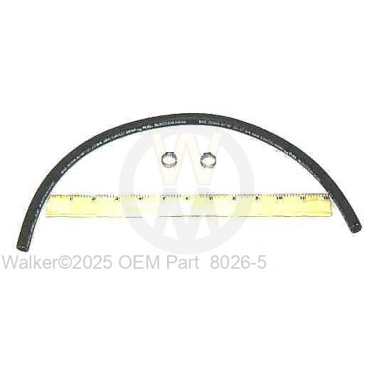 Walker Part # 8026-5 : HP FUEL LINE/RGLTR TO FILTER (5/16x21)