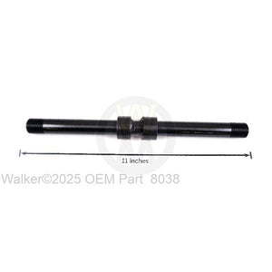 Walker Part # 8038 : TAIL WHEEL AXLE (3/4X10-3/8)