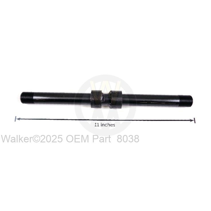 Walker Part # 8038 : TAIL WHEEL AXLE (3/4X10-3/8)