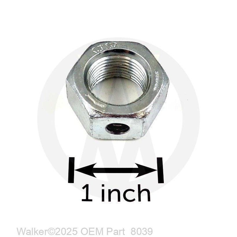 Walker Part # 8039 : NUT, TAIL WHEEL AXLE