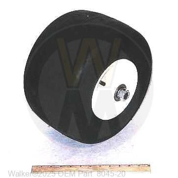 Walker Part # 8045-20 : WIDE TAIL WHEEL & TIRE ASSY