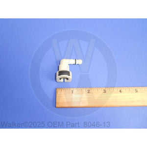 Walker Part # 8046-13 : Quick Connector/Female 3/8 x 5/16 x 90 Degree
