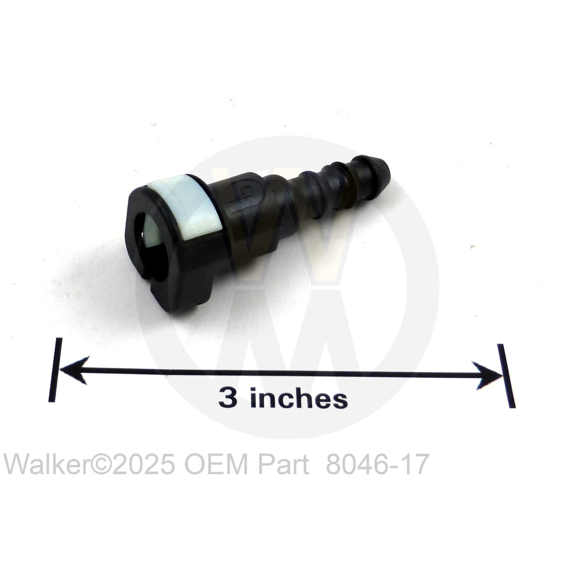 Walker Part # 8046-17 : Quick Coupler Straight 5/16x5/16