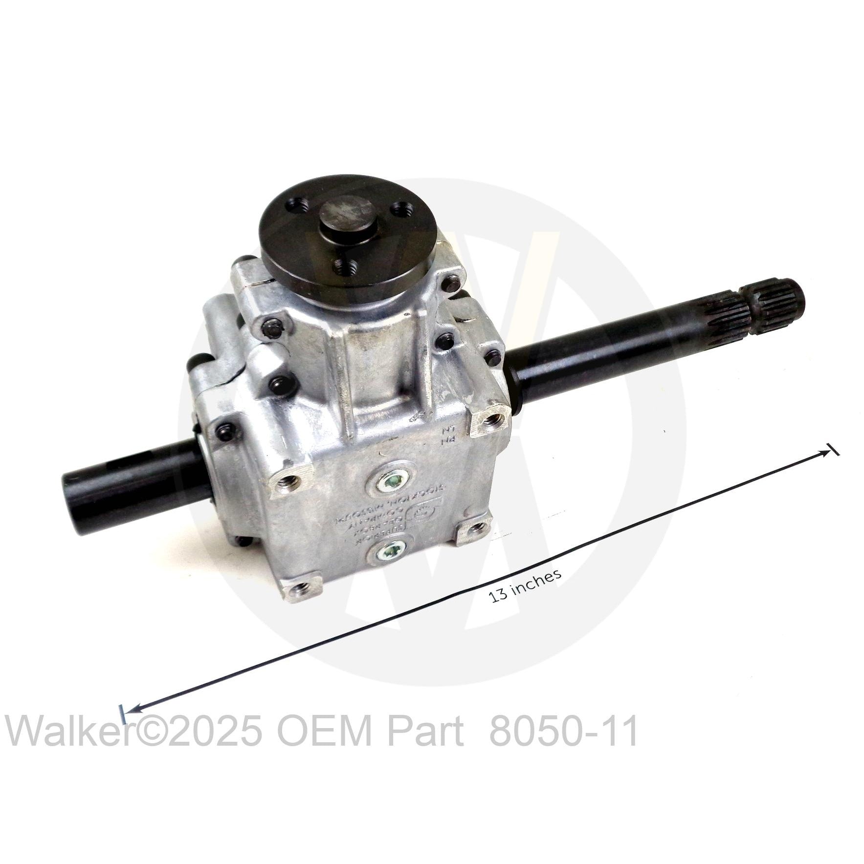 Walker Part # 8050-11 : PTO GEARBOX/FLANGE PULLEY