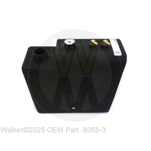 Walker Part # 8055-3 : Diesel Tank Assy 4.7 Gal Black