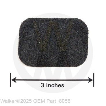 Walker Part # 8058 : (NR) SAFETY TREAD (2-1/2)