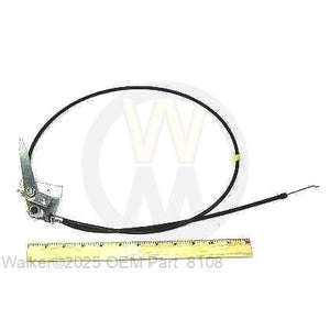 Walker Part # 8108 : THROTTLE CONTROL & CABLE ASSY