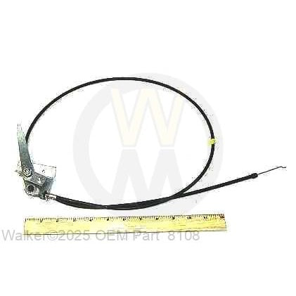 Walker Part # 8108 : THROTTLE CONTROL & CABLE ASSY